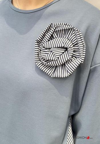 Striped long sleeve crew neck Sweatshirt - ph 2