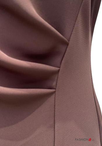 short sleeve crew neck knee-length Dress - ph 2