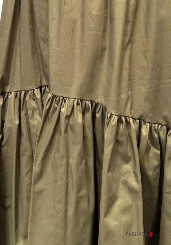 Abito in Cotone senza maniche girocollo con balze - ph 2