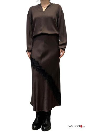 lace trim Skirt with elastic - ph 4