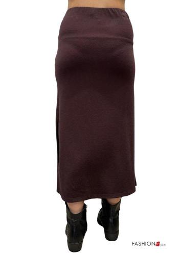 Longuette Skirt with elastic with split - ph 2