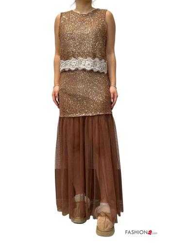 tulle Skirt with sequins with elastic - ph 4