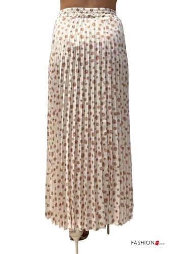 Gonna plissé Fantasia geometrica con elastico - ph 2