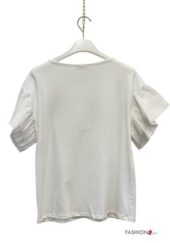 T-shirt em Algodão renda - ph 3