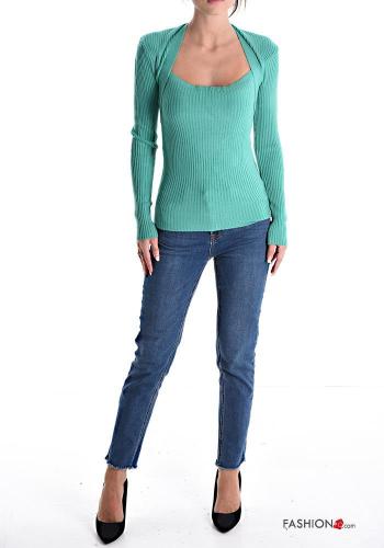 Ribbed long sleeve Sweater - ph 5