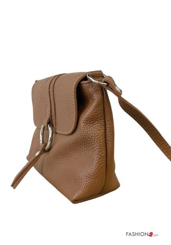 Sac en Cuir Véritable avec fermeture éclair avec bandoulière - ph 2