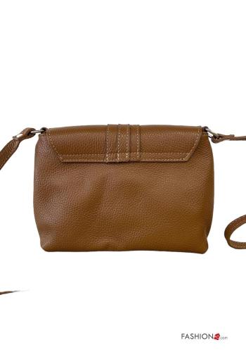 Sac en Cuir Véritable avec fermeture éclair avec bandoulière - ph 3