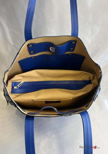 Sac en Cuir Véritable avec fermeture éclair avec bandoulière - ph 3