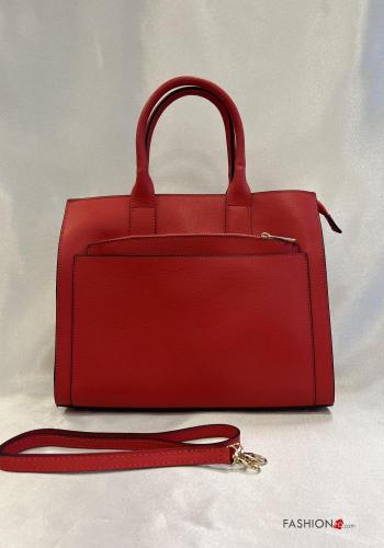 Borsa in Vera pelle con tasche con portafoglio con tracolla con zip - ph 2