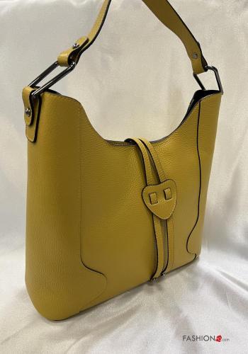 Borsa a spalla in Vera pelle con tracolla - ph 4