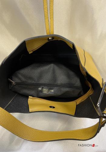 Borsa a spalla in Vera pelle con tracolla - ph 5