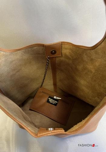 Sac porté épaule en Cuir Véritable - ph 3