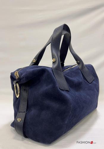 Genuine Leather Handbag with pockets with shoulder strap with zip - ph 2