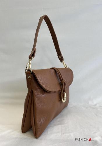 Borsa a spalla in Vera pelle con tracolla - ph 2
