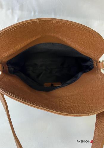 Borsa a spalla in Vera pelle con tracolla - ph 4