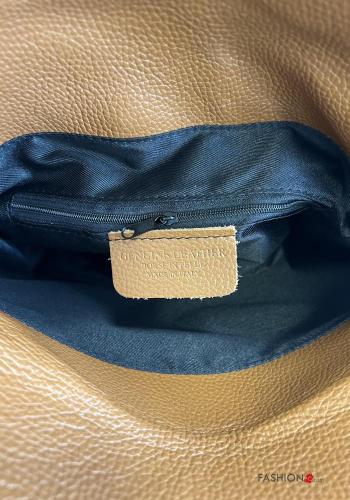 Borsa a spalla in Vera pelle con tracolla - ph 5