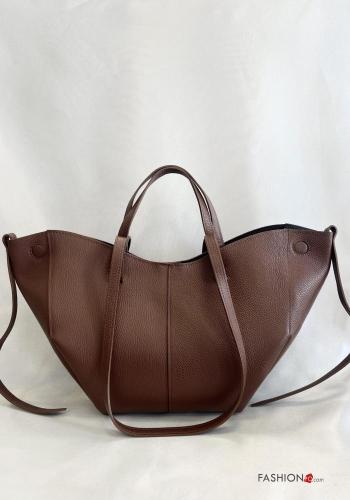 Borsa a spalla in Vera pelle con portamonete - ph 2