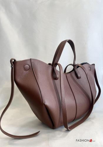 Borsa a spalla in Vera pelle con portamonete - ph 3