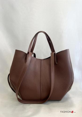 Borsa a spalla in Vera pelle con portamonete - ph 6