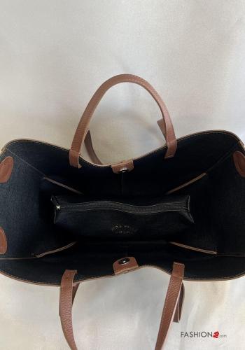 Borsa a spalla in Vera pelle con portamonete - ph 7