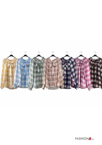 Camicia maniche lunghe con fiocco - ph 2