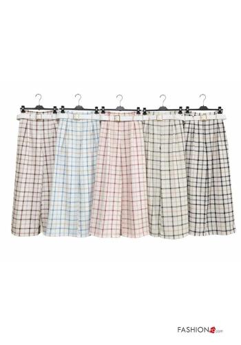 Pantalone vita alta con cintura con tasche - ph 2