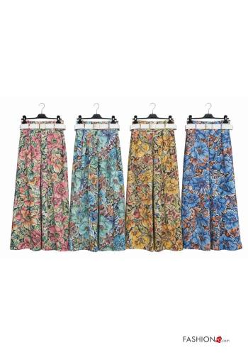 Pantalone vita alta con cintura con tasche - ph 2