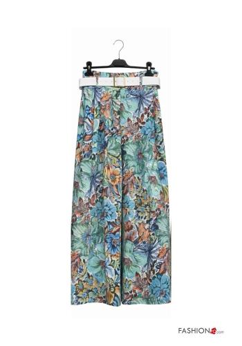 Pantalone vita alta con cintura con tasche - ph 3