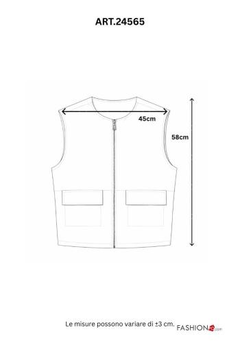 Giacca senza maniche con zip - ph 4