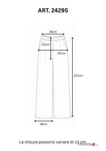 Pantalone in Cotone con tasche - ph 4