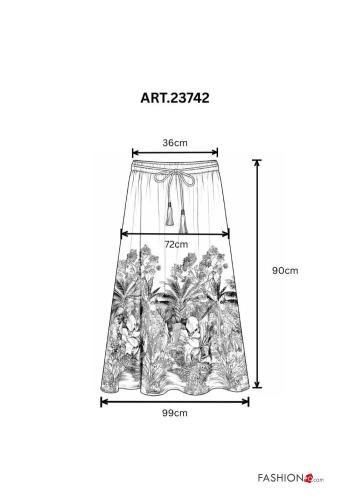 Gonna vita alta con cintura - ph 4