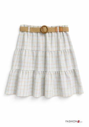 Saia em Algodão com cinto - ph 2