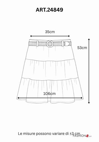 Saia em Algodão com cinto - ph 3