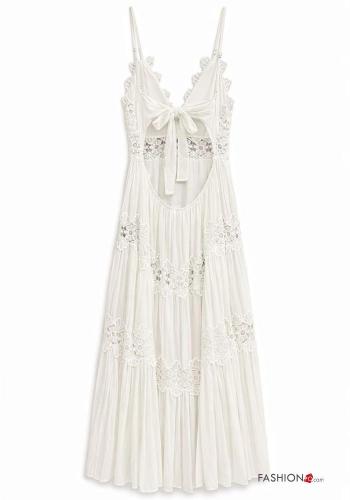 Vestido costas abertas com copas com ombreiras - ph 3