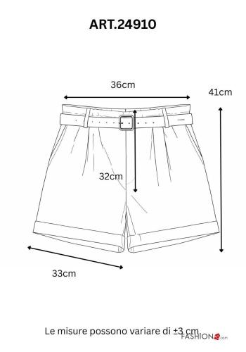 Pantaloncino Short con cintura - ph 3