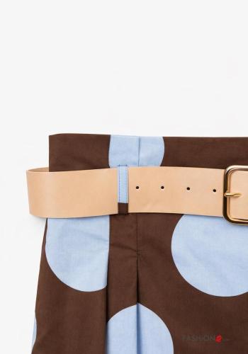 Saia em Algodão com cinto - ph 4