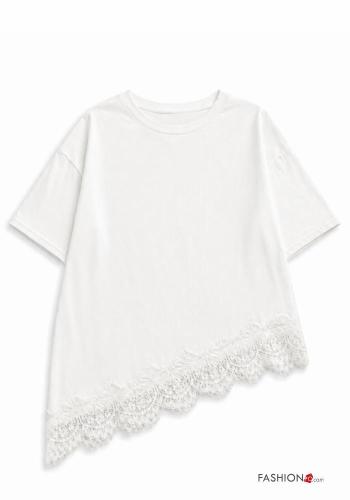 T-shirt em Algodão renda - ph 2