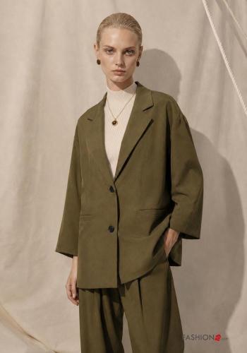 Blazer con bottoni con tasche - ph 1