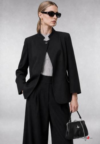 Blazer con fodera con bottoni con tasche - ph 1