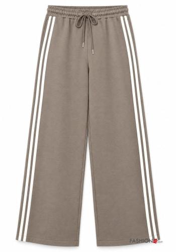 Pantalone in Cotone con elastico con tasche con coulisse - ph 2