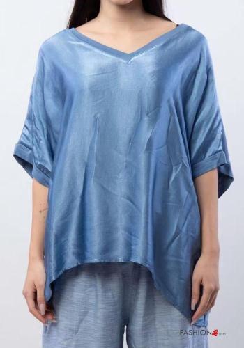 Top oversize à col en V - ph 2