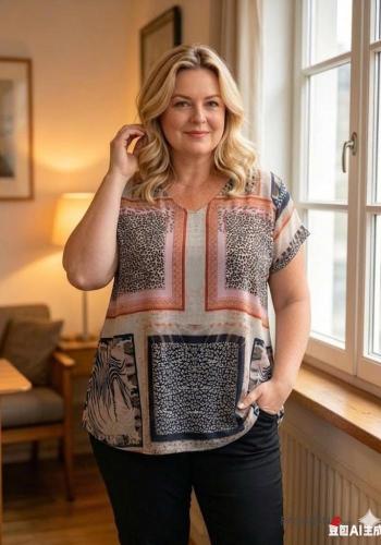 T-shirt maniche corte Fantasia artistica - ph 2