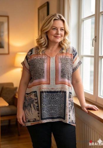 T-shirt maniche corte Fantasia artistica - ph 3