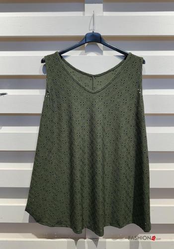 Top senza maniche scollo a V - ph 3