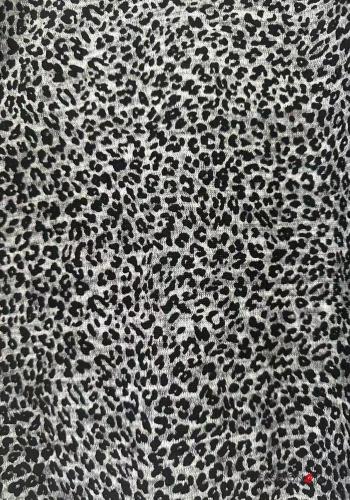 Blusa maniche lunghe girocollo Fantasia animali con bottoni - ph 4