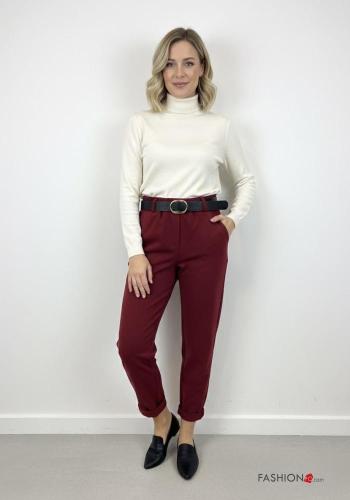 Calças com bolsos com botões com fecho - ph 1