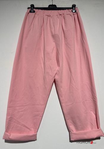 Pantalone in Cotone con elastico - ph 4