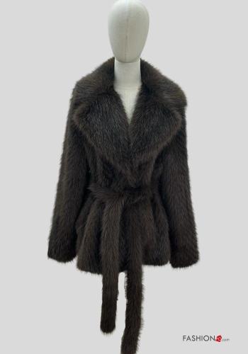Mantel aus Kunstpelz - ph 1