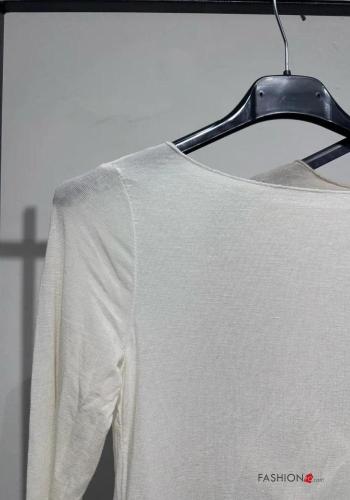 Maglietta a manica lunga in Misto Cashmere - ph 2