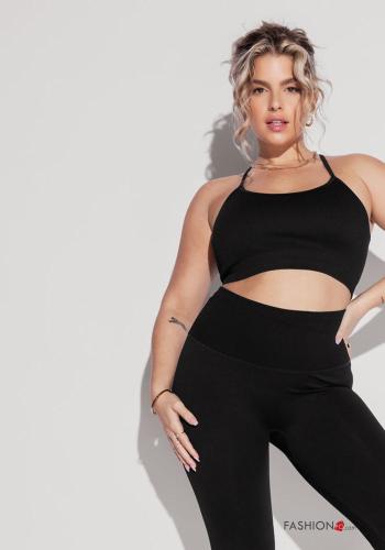 Ribbed POPFLEX high waist Leggings with elastic - ph 5